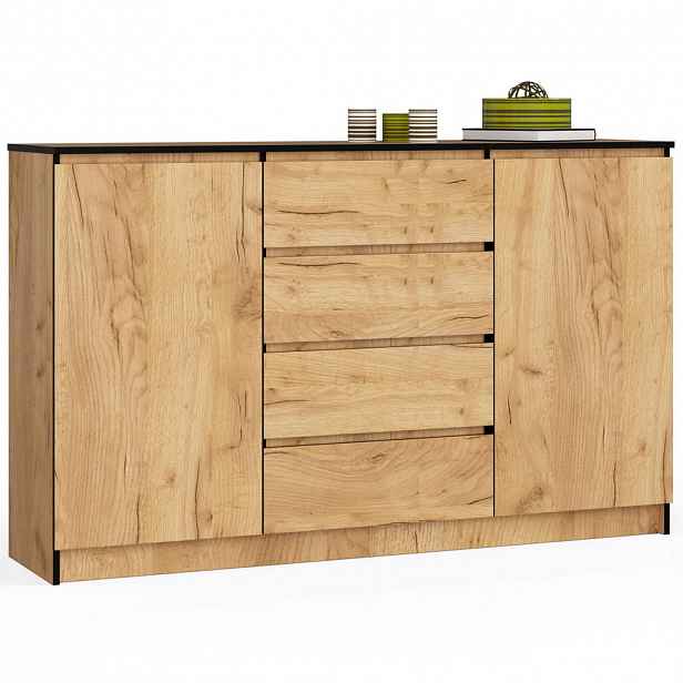 RAUMHIRSCH FURNITURE KOMODA dub Craft 99/160/40
