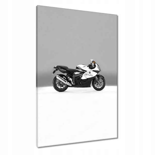 Obrazy 60x90 Bílý závodník Bmw Motor