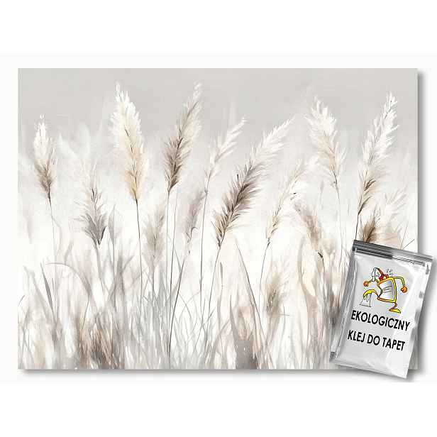 Fototapeta Flizelina Akvarel Příroda Louka Pole Trávy Boho 416x254 130g