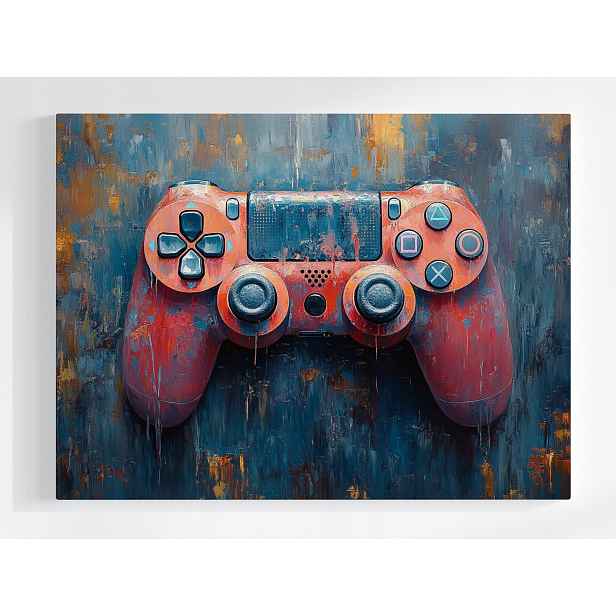 Plakát Hráč Hry Konzola Ovladač Gamepad 100x75