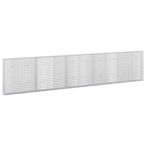 vidaXL Gabion s drátem 3,5 mm a síťkou 5x2,5 cm 500x20x100 cm