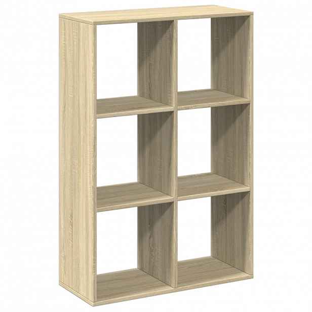 vidaXL Knihovna/dělící stěna dub sonoma 69,5x29x103,5 cm kompozit