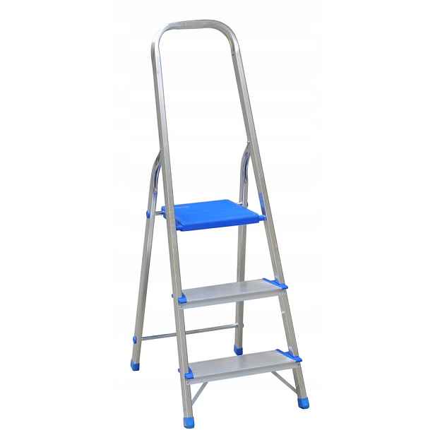 Žebřík Hliníkový Žebřík 130 CM 2 Stupně Plošina