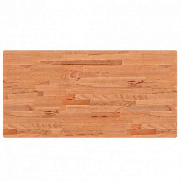 vidaXL Stolní deska 100 x 50 x 4 cm obdélníková masivní bukové dřevo