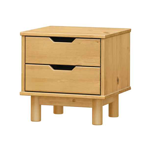 Idea Noční stolek 2 zásuvky BONITO 2 vosk