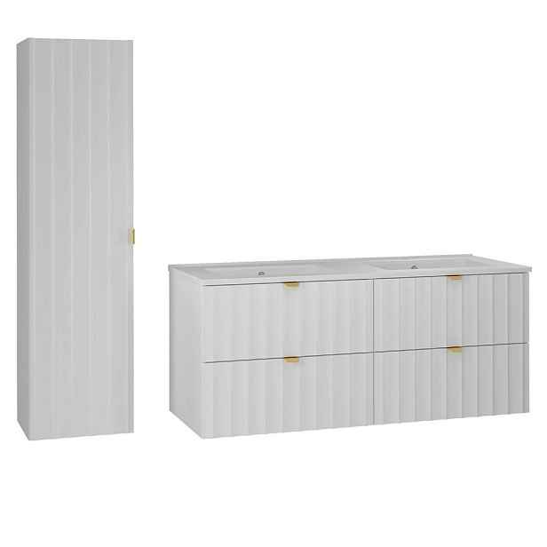 Petits-meubles KOUPELNOVÝ NÁBYTEK 120cm Lexa 2er-Set Bílá