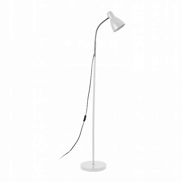 Podlahová lampa Virone E27 20 W bílá