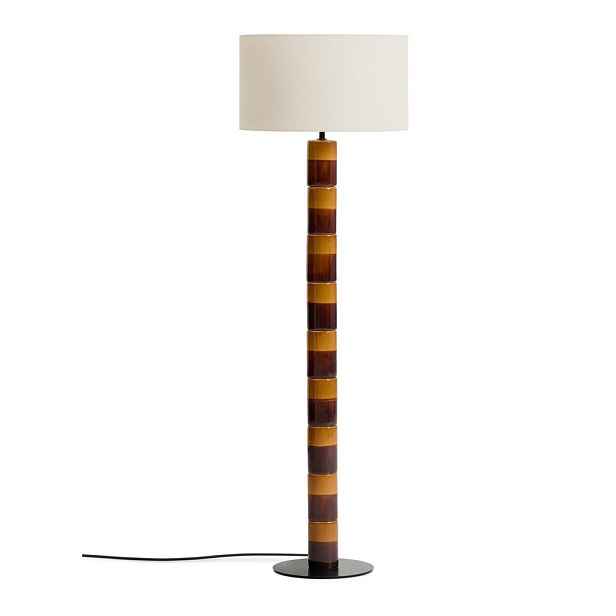 Stojací lampa s textilním stínidlem (výška 146 cm) Mavran – Kave Home