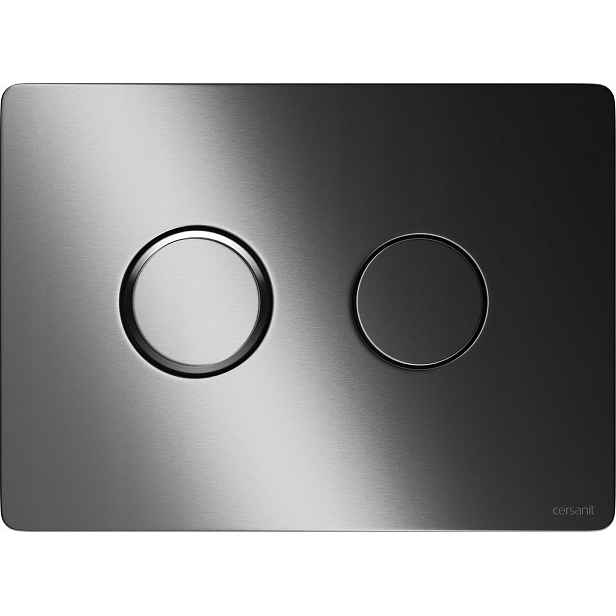 Tlačítko Wc Pneumat Cersanit Accento Circle Gun Metal Kartáčovaný K3040-002