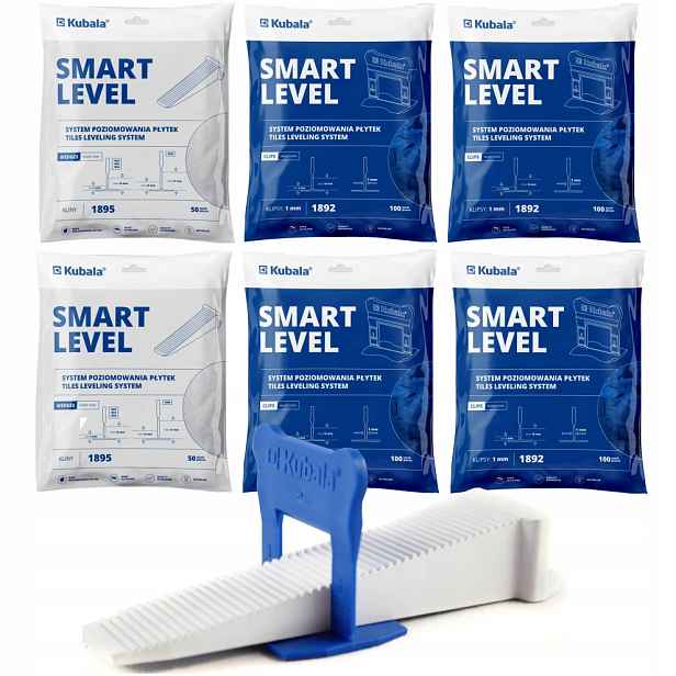 Kubala Smart Level Klíny 100 Klipsy 400 1 mm