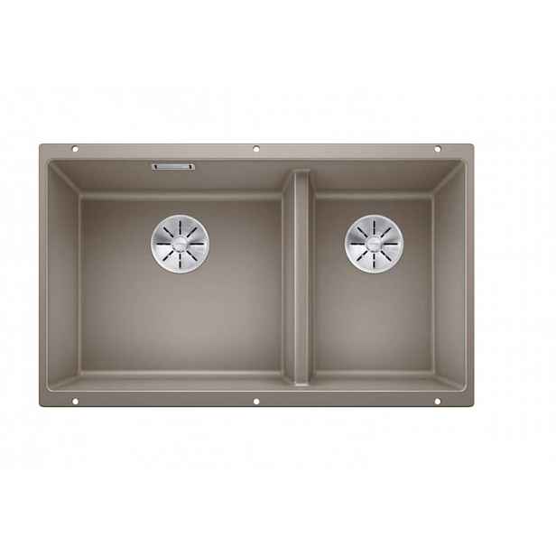 Blanco Subline 480/320 - Silgranitový dřez, 86x46 cm, tartufo 523591