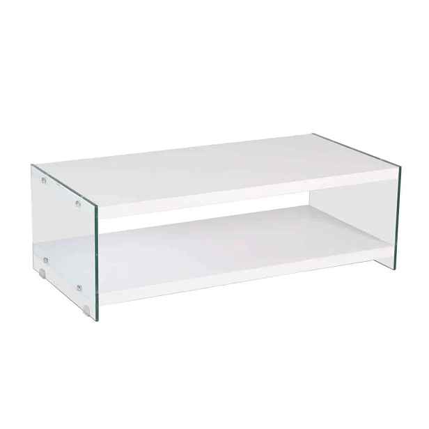 Casarredo Konferenční stolek BIBIONE-771 bílá/sklo