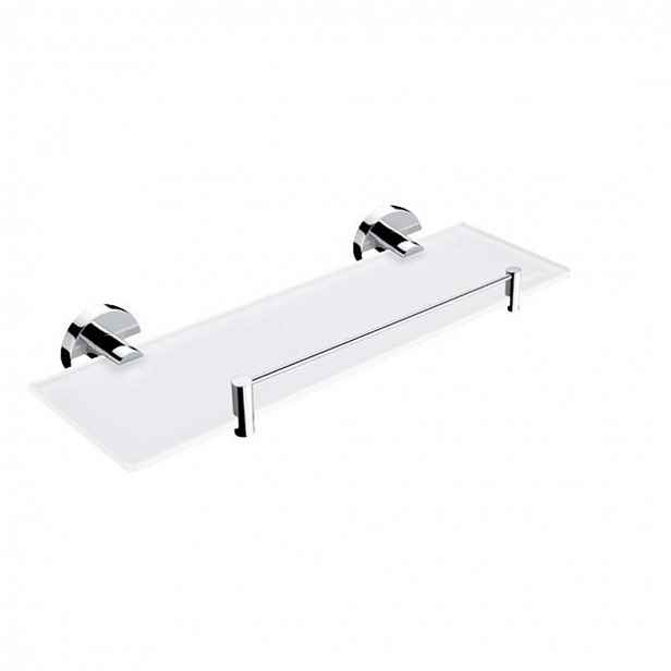 Nimco Unix - Polička, délka 40 cm, matné sklo/chrom UN 13091BX-40-26