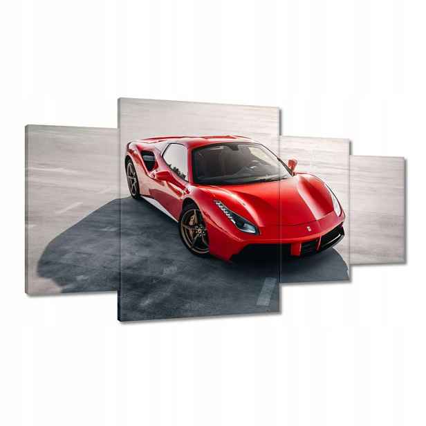 Obrazy 160x90 Červené Ferrari Střela