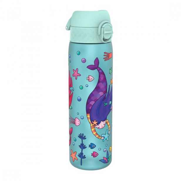 "Slim" dětská láhev na vodu, recyclon™, 500 ml, Mermaids - Ion8