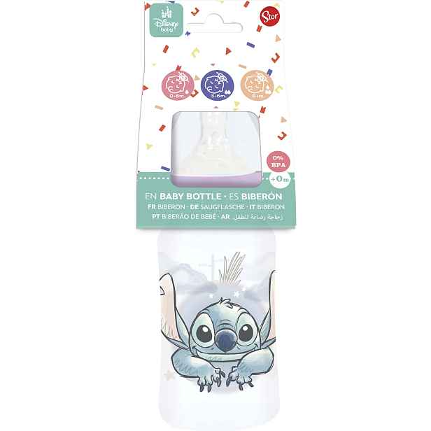 STOR Kojenecká láhev 240ml STITCH