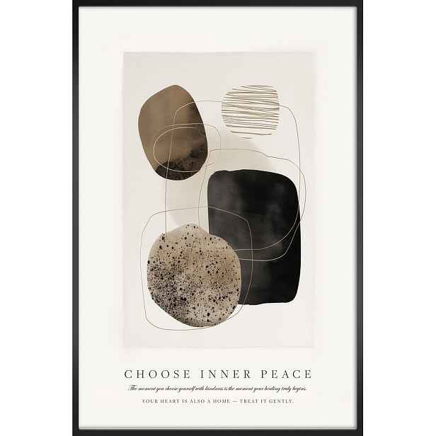 Tištěný obraz s rámem 60x90 cm Inner Peace – Styler
