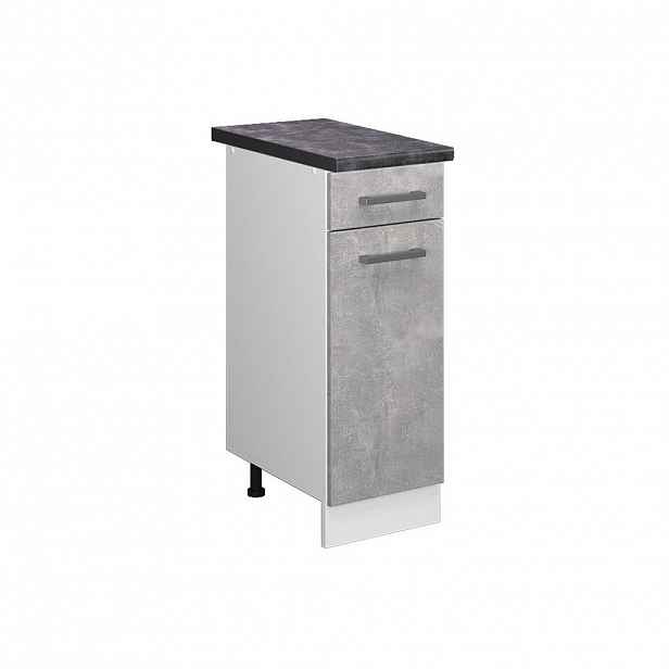Vicco SPODNÍ SKŘÍŇKA KUCHYŇSKÉ LINKY R-Line Beton 30 cm , PD Antracit