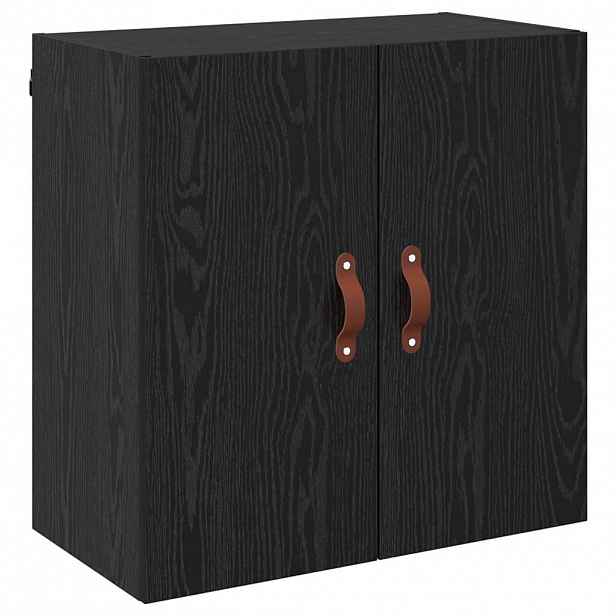 vidaXL Nástěnná skříňka 60 x 31 x 60 cm Kompozitní dřevo Černý dub