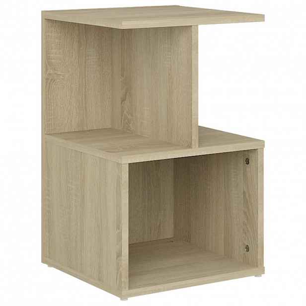 vidaXL Noční stolek dub sonoma 35 x 35 x 55 cm kompozitní dřevo