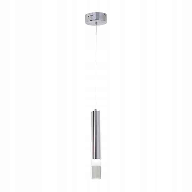 Závěsná lampa trubka chrom Led 5W Ice Eko-light