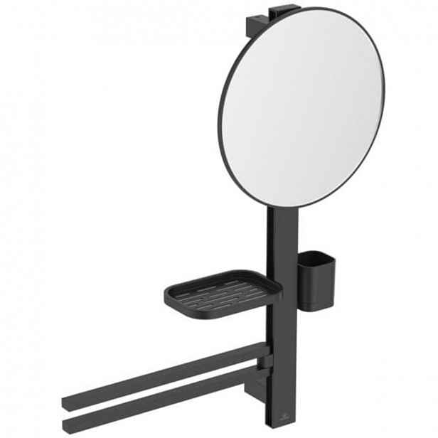 Zrcadlová skříňka Ideal Standard Alu+ 58x72 cm silk black BD588XG