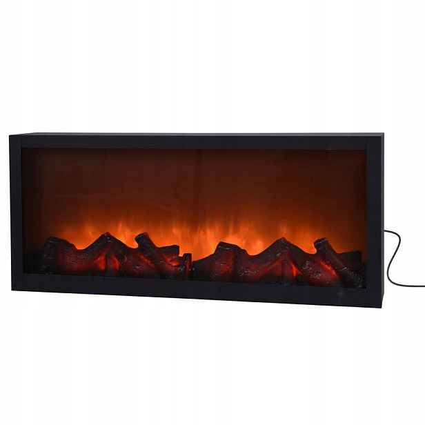 Elektrický krb Pohyblivý Plamen Imitace ohně Led Volně stojící