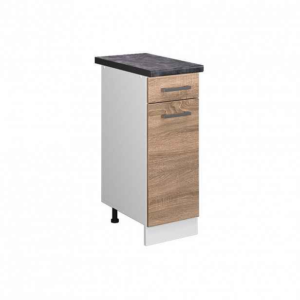 Vicco SPODNÍ SKŘÍŇKA KUCHYŇSKÉ LINKY R-Line Sonoma 30 cm , PD Antracit