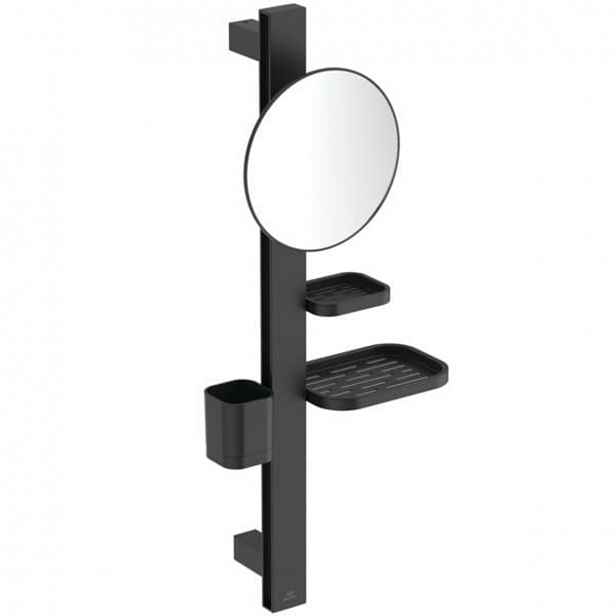 Zrcadlová skříňka Ideal Standard Alu+ 31x72 cm silk black BD589XG