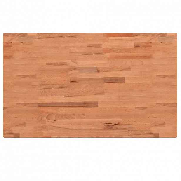 vidaXL Stolní deska 100 x 60 x 4 cm obdélníková masivní bukové dřevo