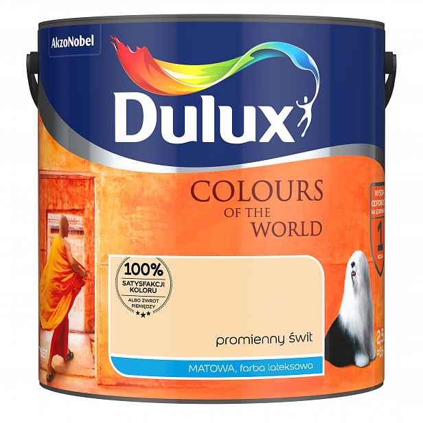 Dulux Barvy světa barva na stěnu Zářivý úsvit mat 5L