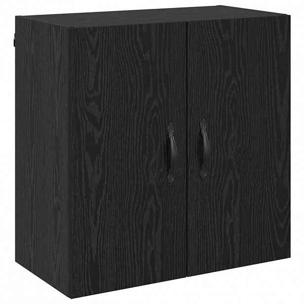 vidaXL Nástěnná skříň 60 x 31 x 60 cm Kompozitní dřevo Černý dub