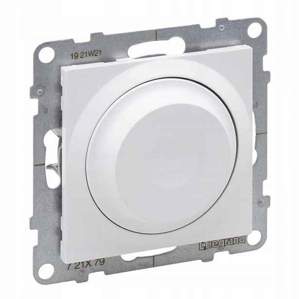 Legrand Suno Bílý otočný nástěnný lampový zdroj 5-75 W pro Led lampy 721179