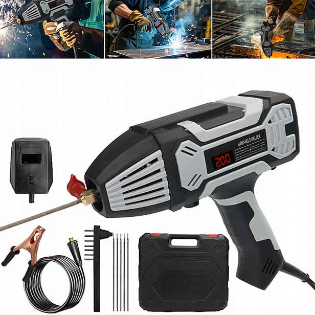 Ruční Svařovací Stroj 110 V/220 S Funkcí Thermostartu Igbt Invertor