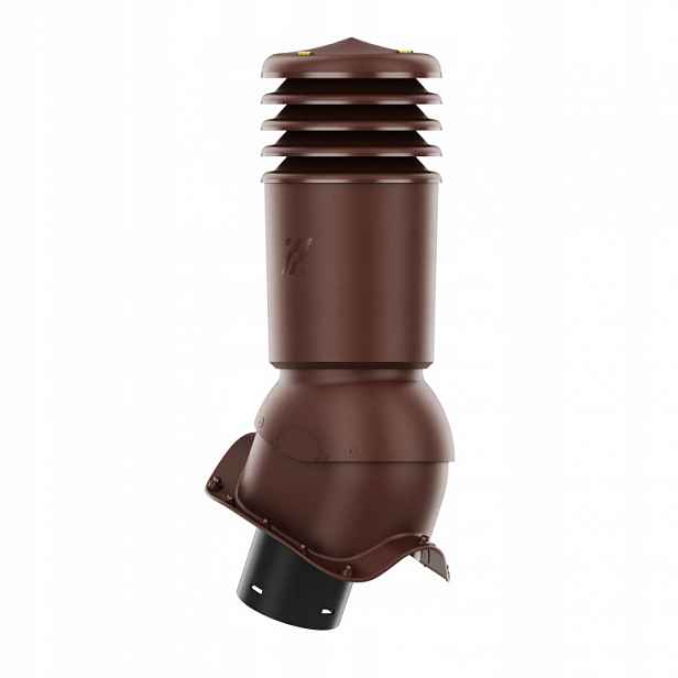 větrací komín Izolovaný HiVent fi150 pro vlnitou desku Bronz