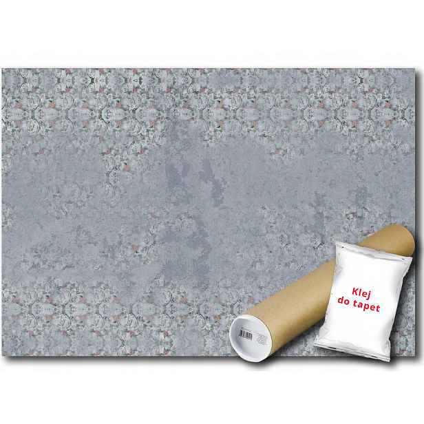 Vinylová fototapeta Květiny ptáci beton 254x184