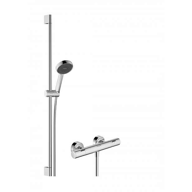 Hansgrohe Activera Select S - Sprchový set s termostatem, 2 proudy, EcoSmart, chrom 28086000