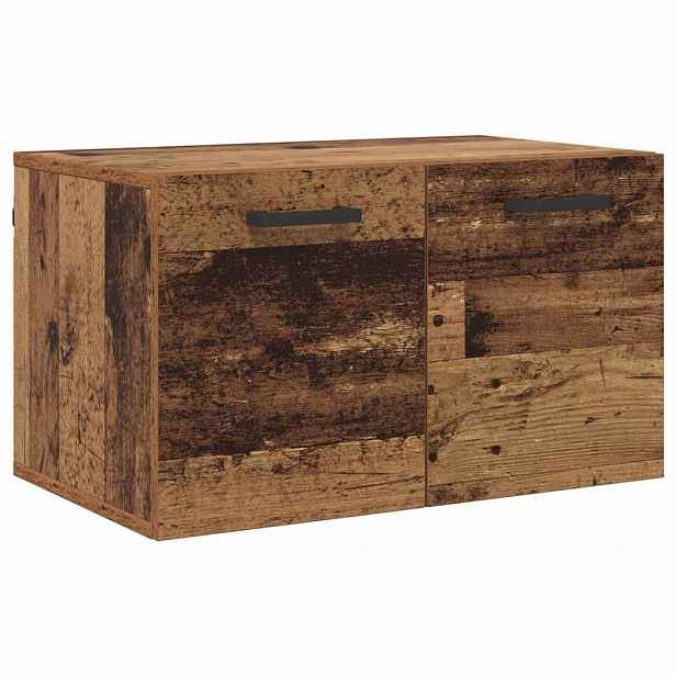 vidaXL Nástěnná skříň 60 x 36,5 x 35 cm Kompozitní dřevo Staré dřevo