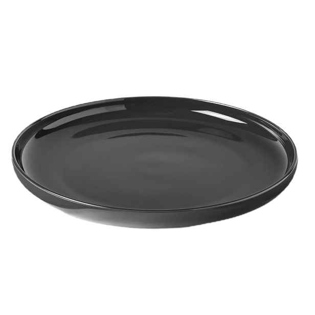 Nádobí Nessa talíř velký jídelní porcelán sada nádobí šedá 4 kusy
