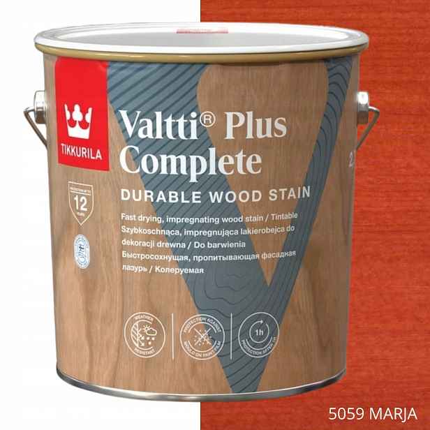 Tikkurila Lakovací Hmota Valtti Plus Complete 2,7 L Barva 5059 Marja
