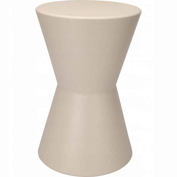 Boční Kovový Stolek Diabolo Ø29 CM Výška 45 CM Krémový