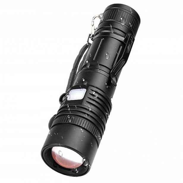 Led Bateriová Svítilna Xhp 50 10W Nejvýkonnější