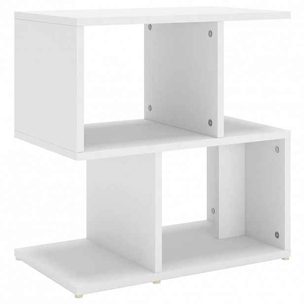 vidaXL Noční stolek bílý 50 x 30 x 51,5 cm kompozitní dřevo