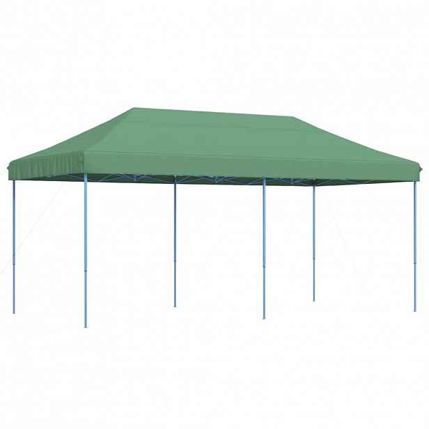 vidaXL Skládací party stan pop-up zelený 580 x 292 x 315 cm