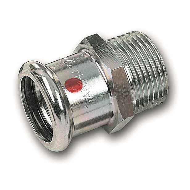 Vsuvka přechodová lisovací Sanha Therm 24243G 35 mm × 5/4" vnější závit