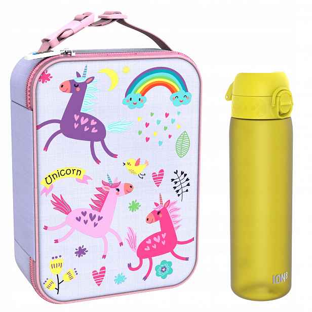 Láhev Na Pití 0,5L Termotaška Na Lunch Bag Snídaňová Taška Snídaně Oběd ION8