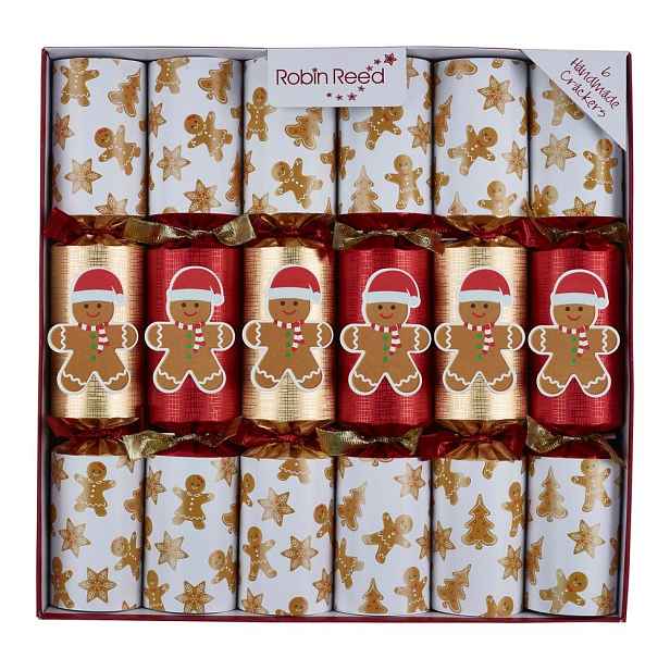 Vánoční crackery v sadě 6 ks Racing Gingerbread – Robin Reed