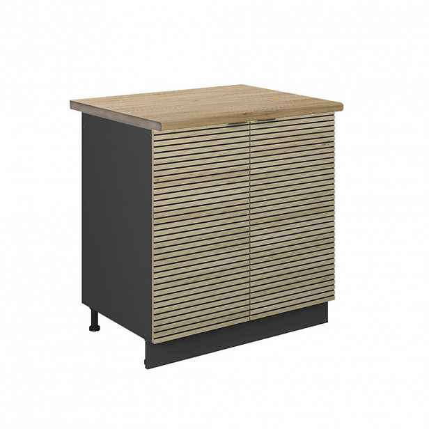 Vicco SKŘÍŇKA POD DŘEZ Fame-Line Dubový panel 80 cm , PD Dub