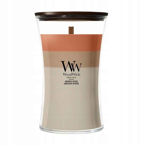 WoodWick Hearth Spice Velká vonná svíčka