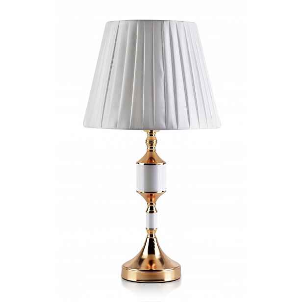 Dekorativní stolní lampa zlatá Chantal